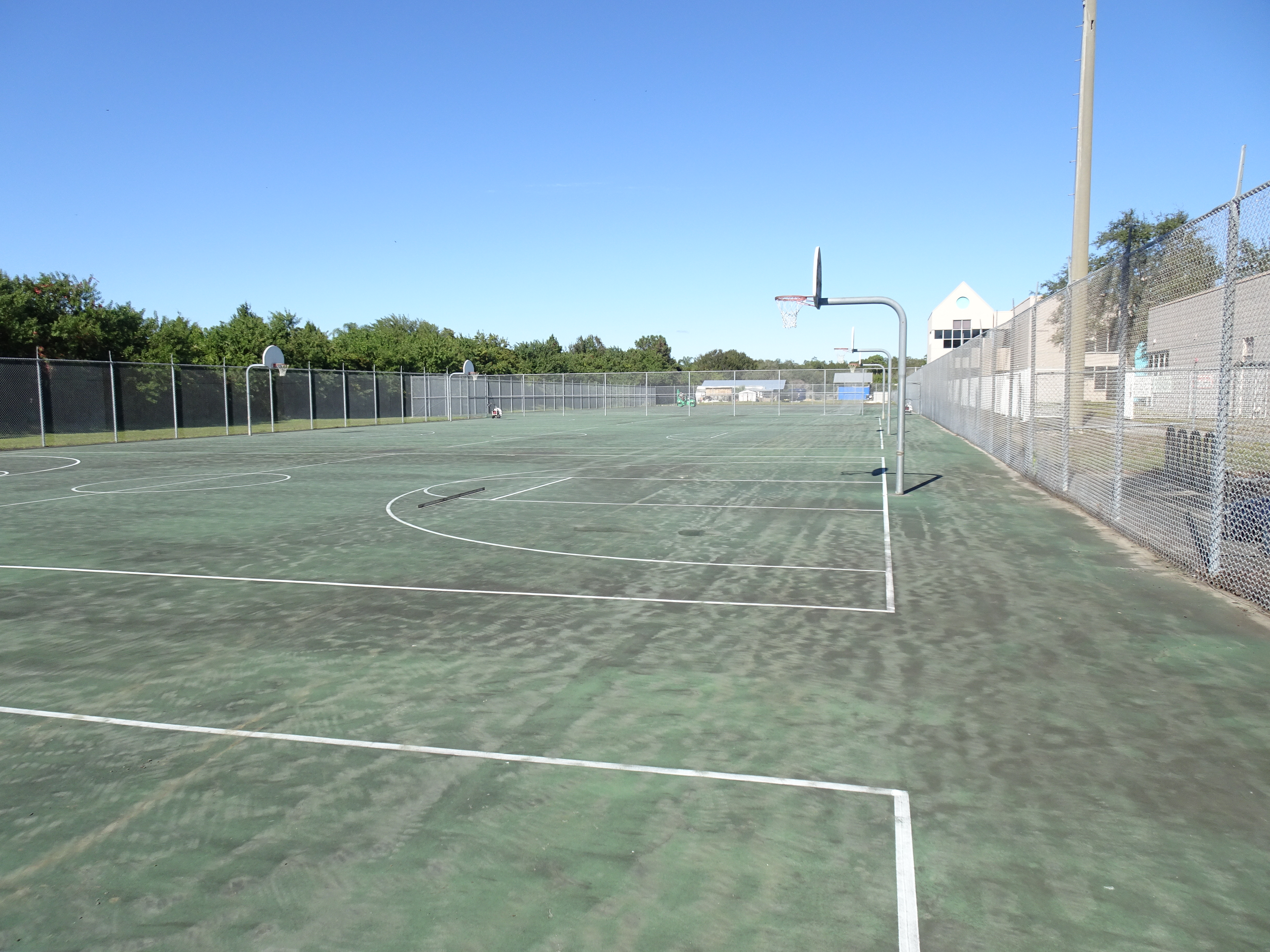 Basketball Court Before
