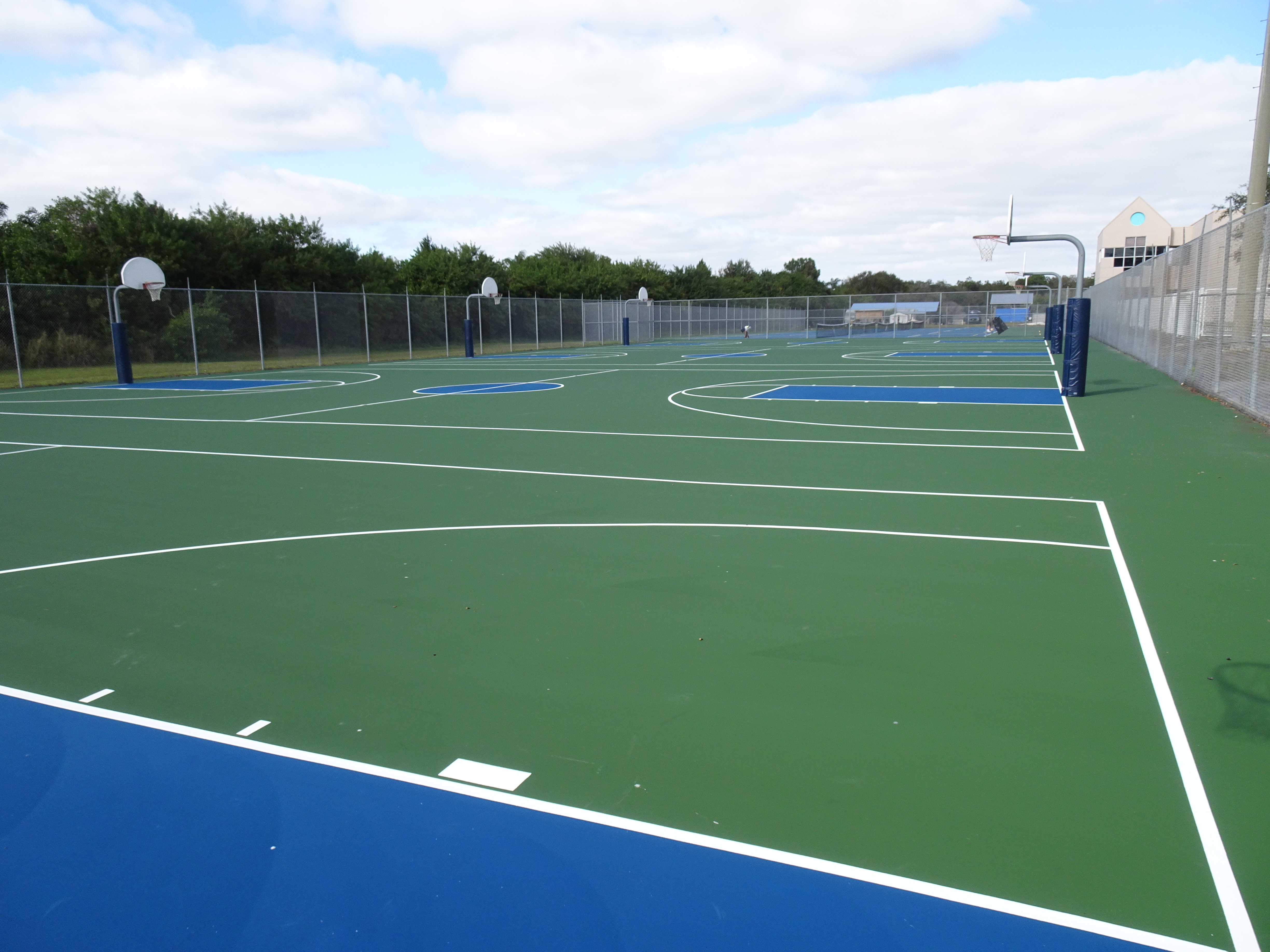 Basketball Court After